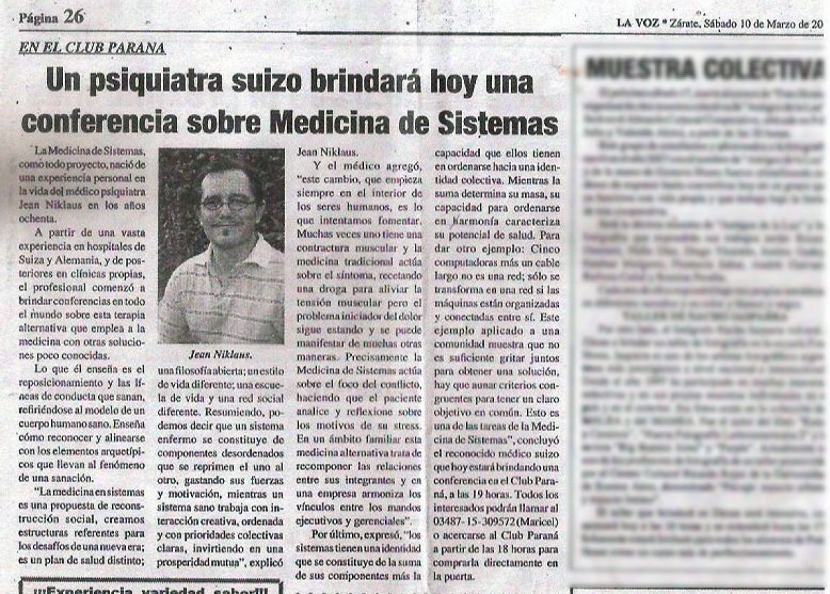 Articulo Diario la Voz de Zarate